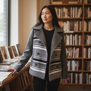 Jack by BB Dakota: Hooded Pea Coat - Mid-weight 🍂🍁🍃